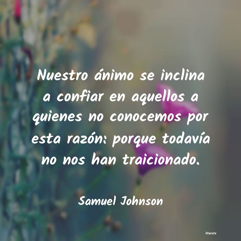 frases de Samuel Johnson