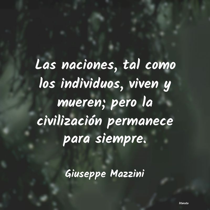 frases de Giuseppe Mazzini