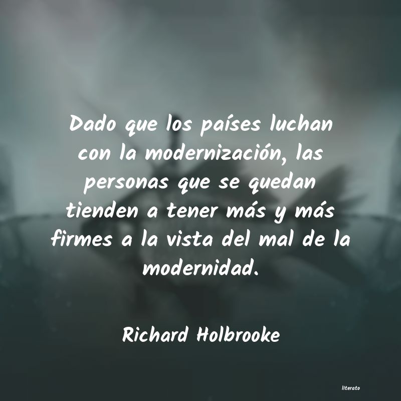 frases de Richard Holbrooke