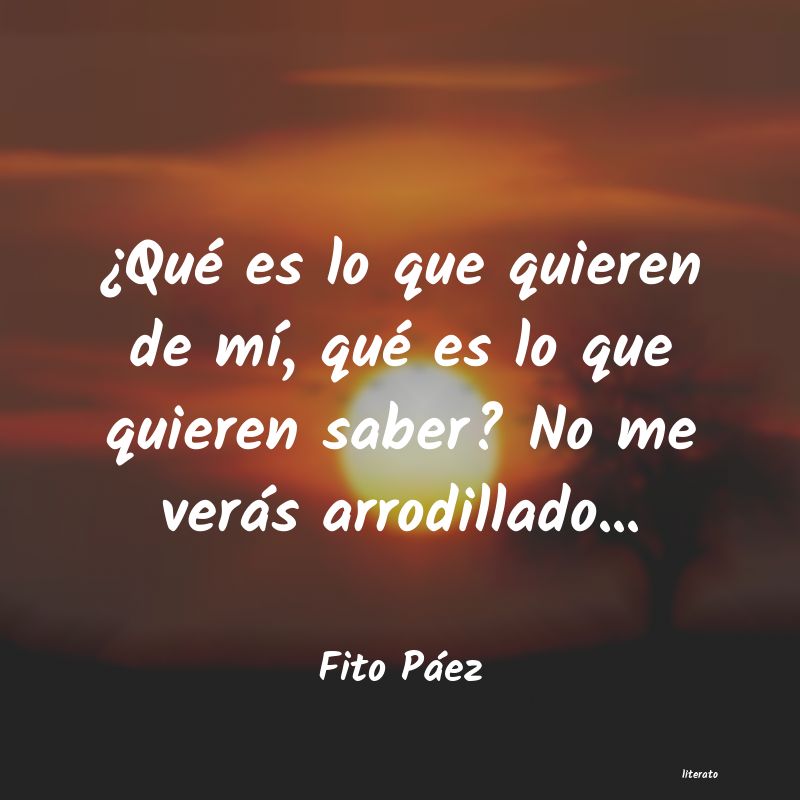frases de Fito Páez