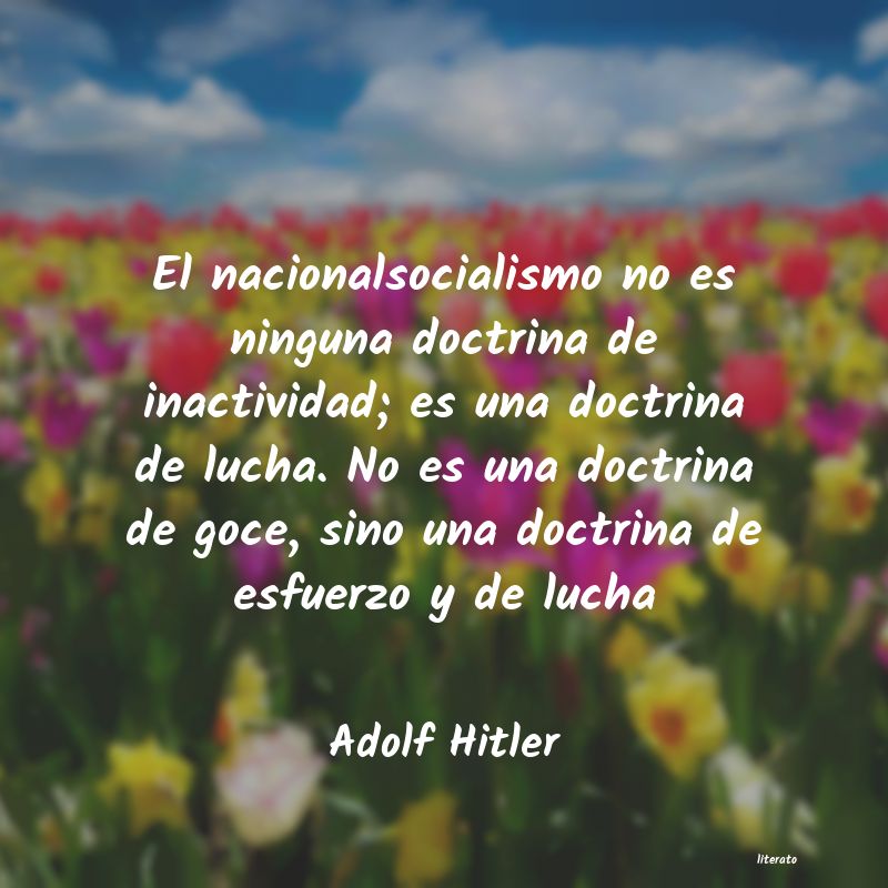 frases de Adolf Hitler
