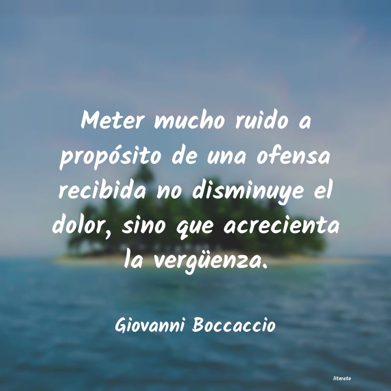frases de Giovanni Boccaccio