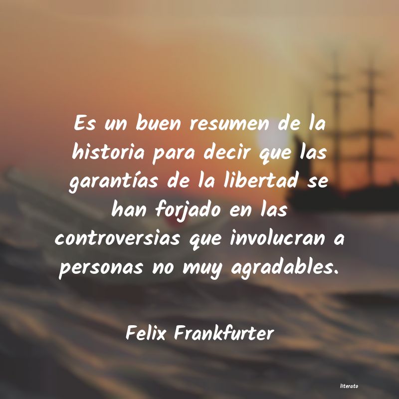 Frases de Felix Frankfurter