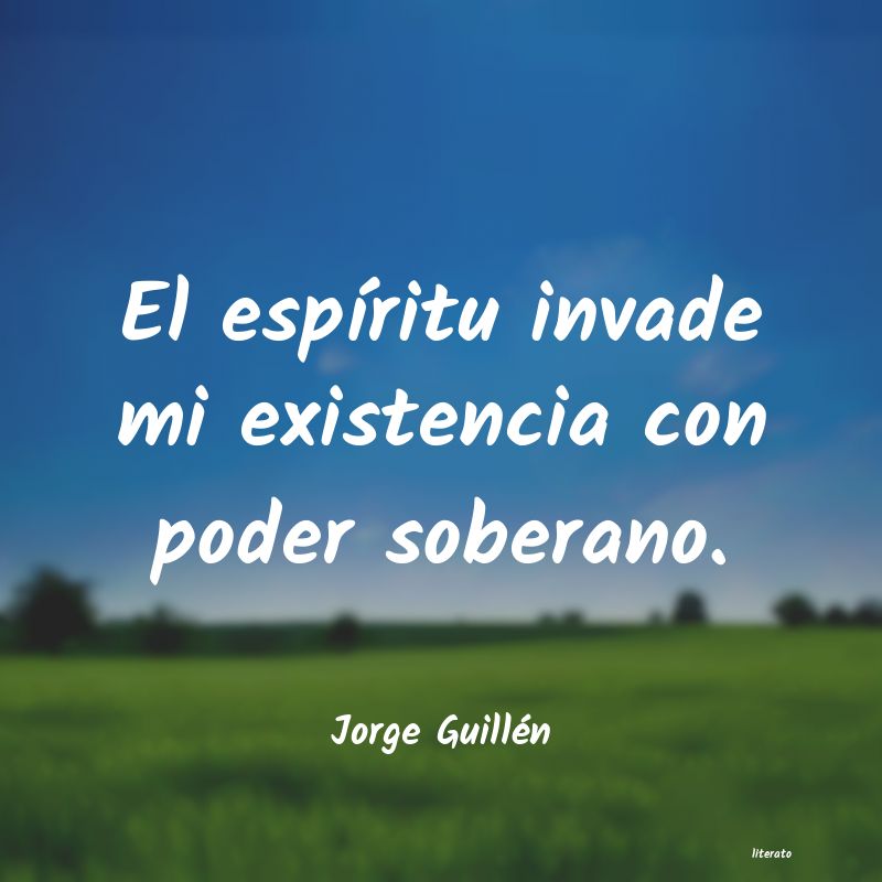 frases de Jorge Guillén