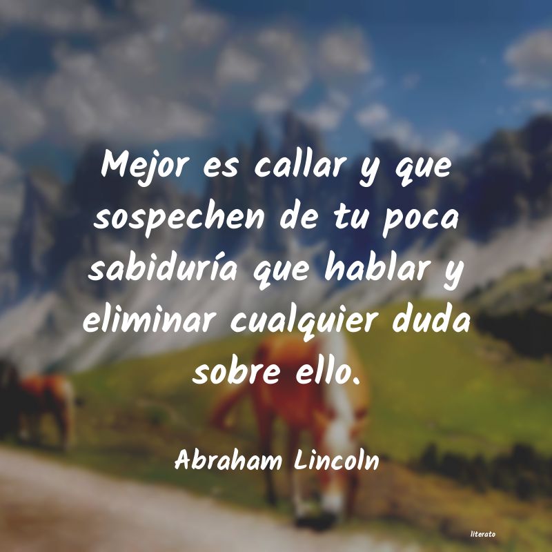 Frases de Abraham Lincoln