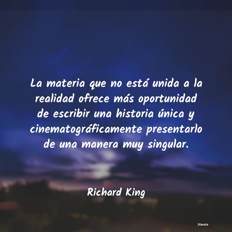 Frases de Richard King