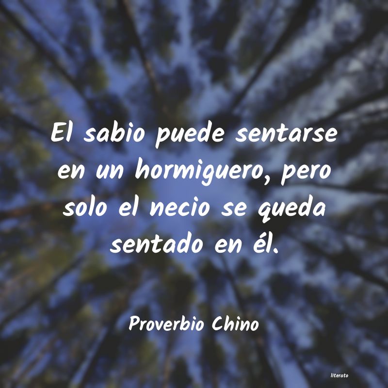 Frases de Proverbio Chino