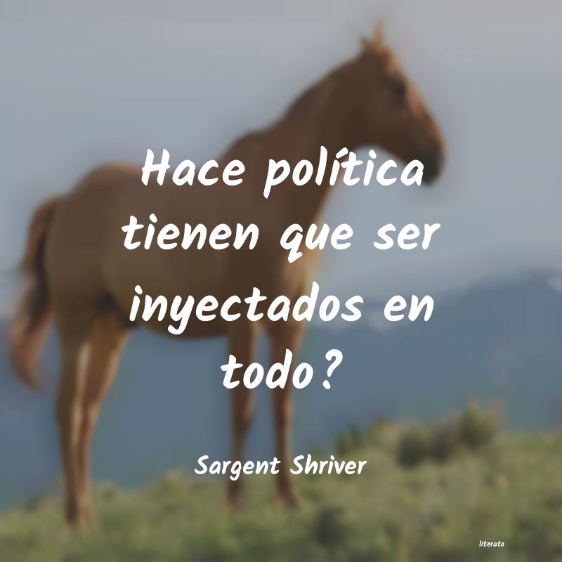 Frases de Sargent Shriver