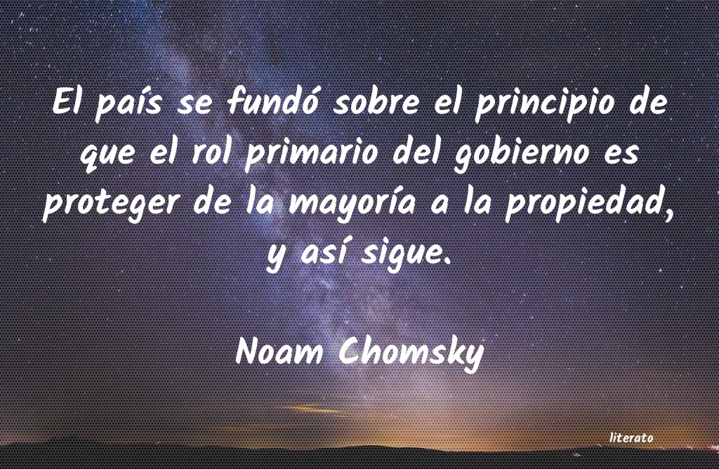 frases de Noam Chomsky