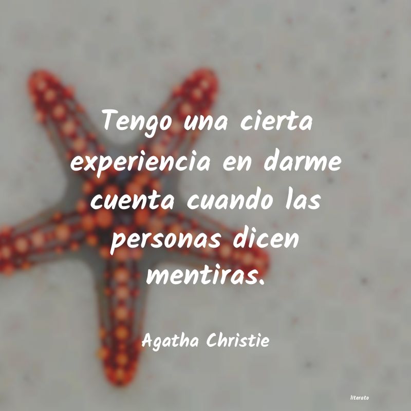 Frases de Agatha Christie