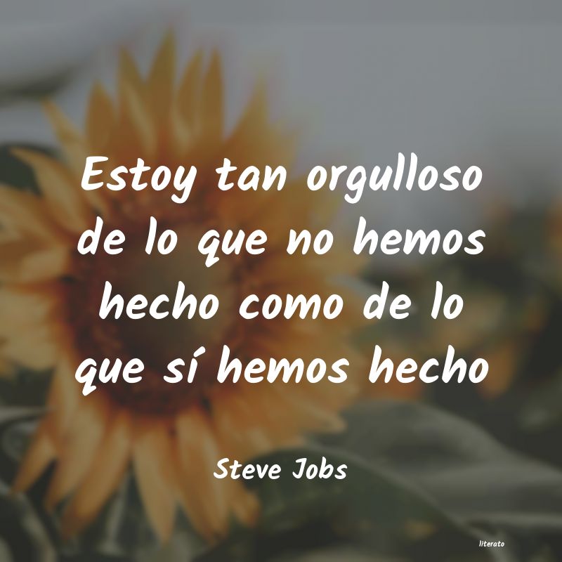 Frases de Steve Jobs