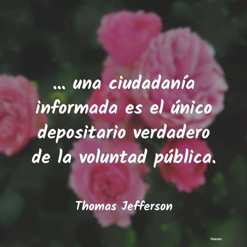 Frases de Thomas Jefferson