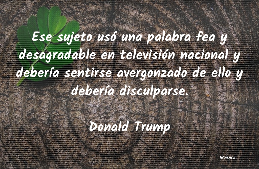 frases de Donald Trump