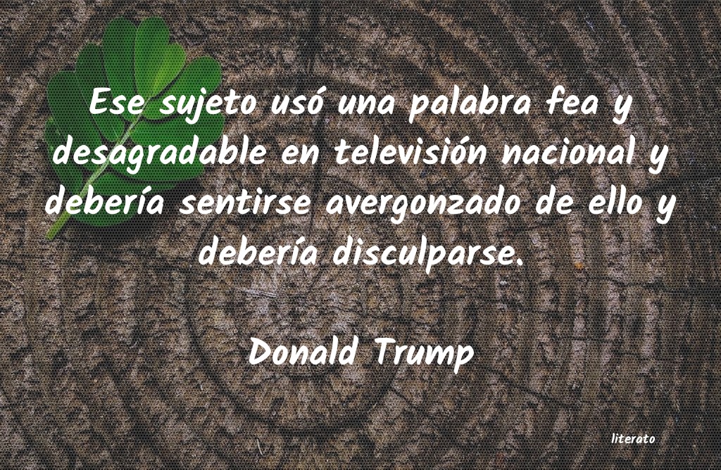 Frases de Donald Trump