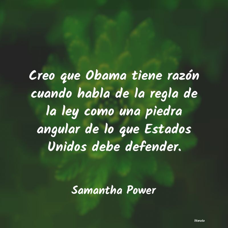 frases de Samantha Power