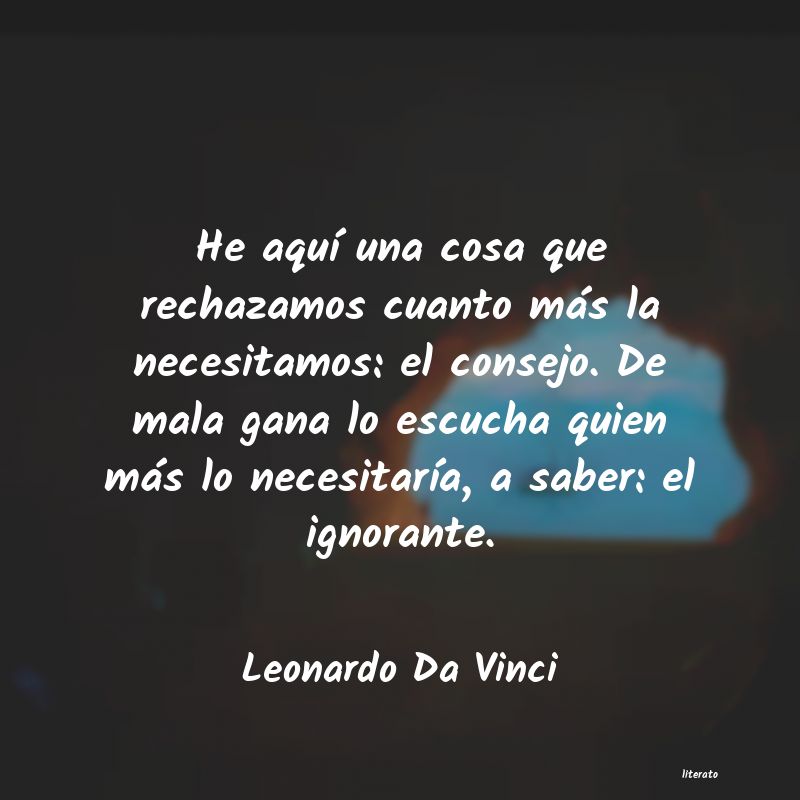 frases de Leonardo Da Vinci