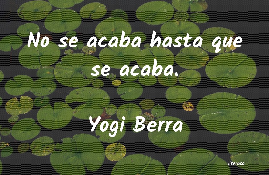 Frases de Yogi Berra