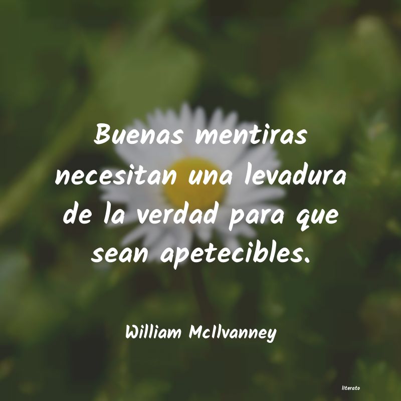 Frases de William McIlvanney