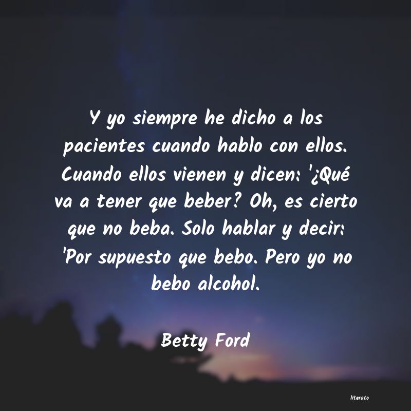 frases de Betty Ford