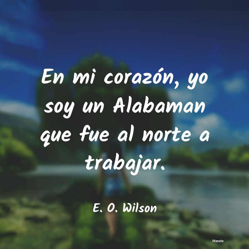 frases de E. O. Wilson