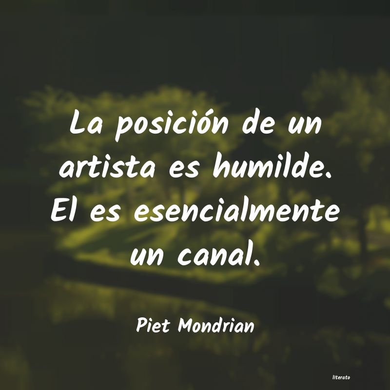 frases de Piet Mondrian