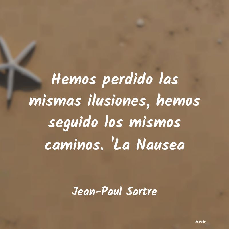frases de Jean-Paul Sartre