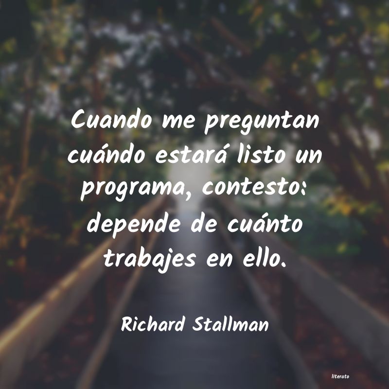 Frases de Richard Stallman