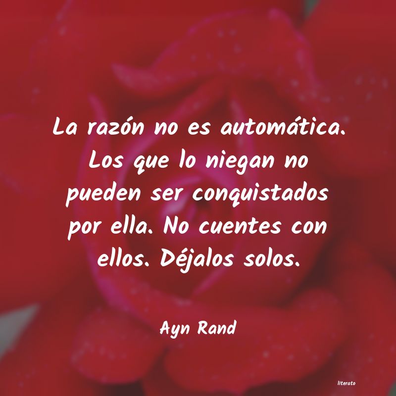 Frases de Ayn Rand