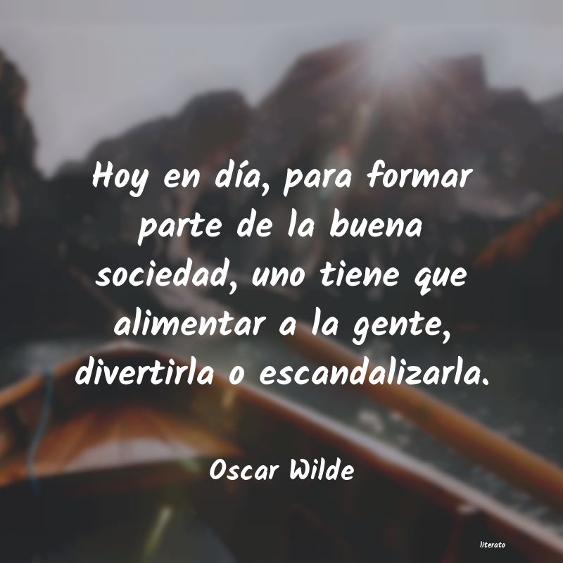 Frases de Oscar Wilde