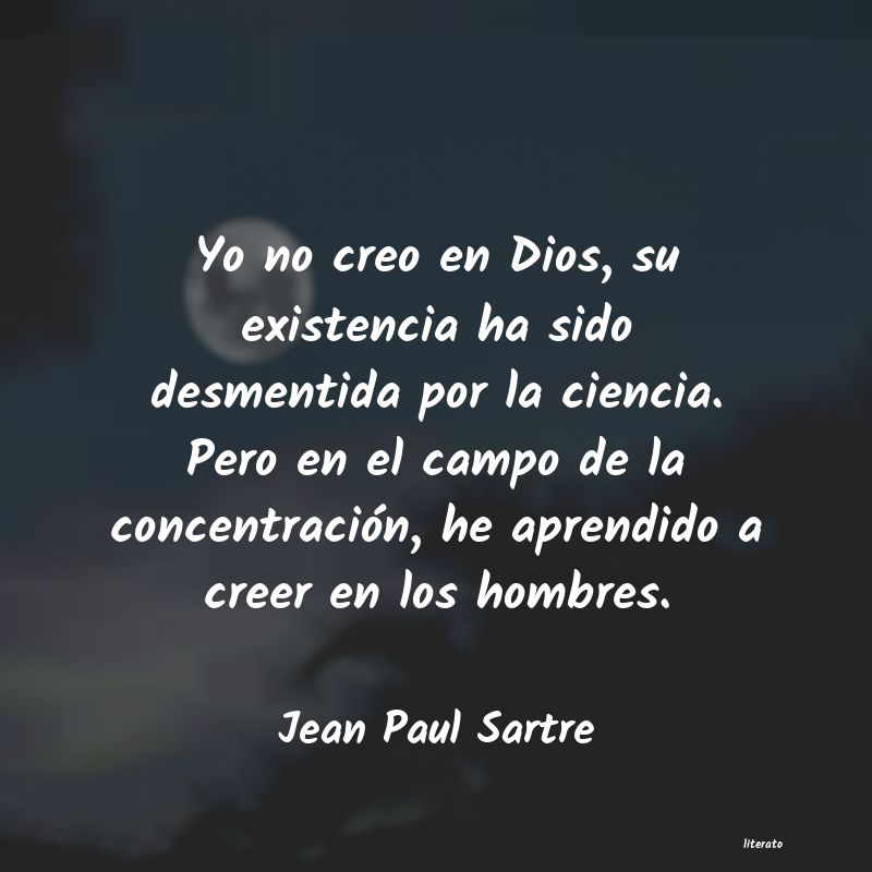 frases de Jean Paul Sartre