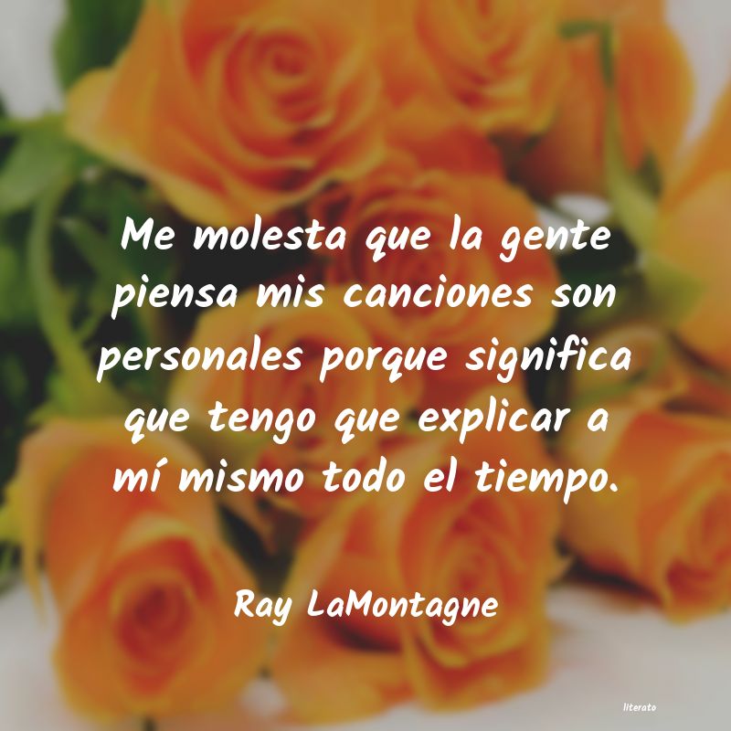 frases de Ray LaMontagne