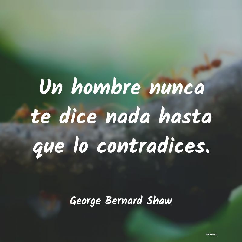 frases de George Bernard Shaw