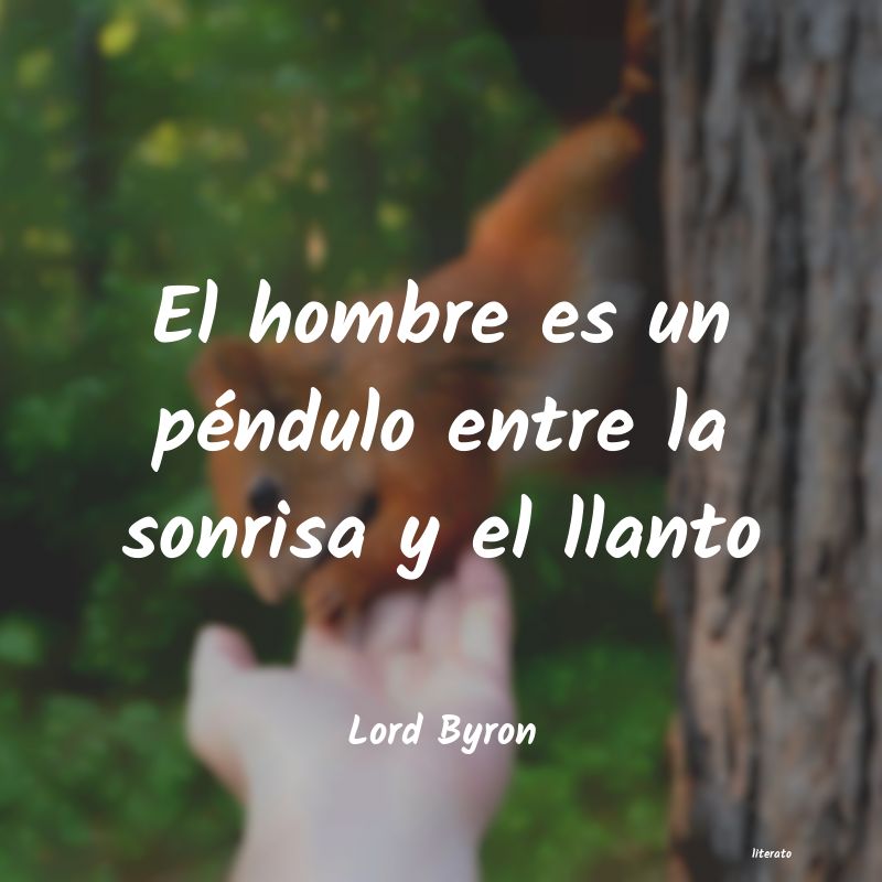 frases de Lord Byron
