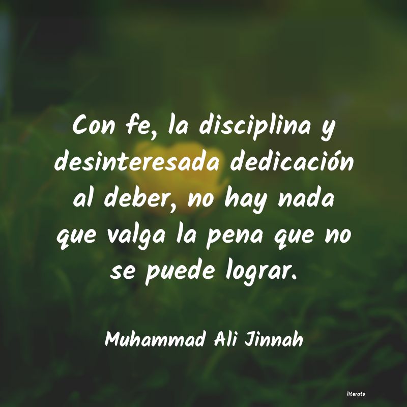 Frases de Muhammad Ali Jinnah