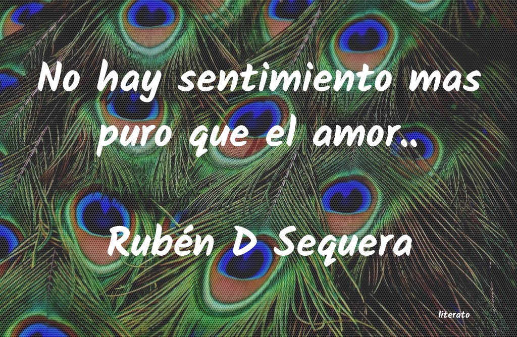 frases de Rubén D Sequera