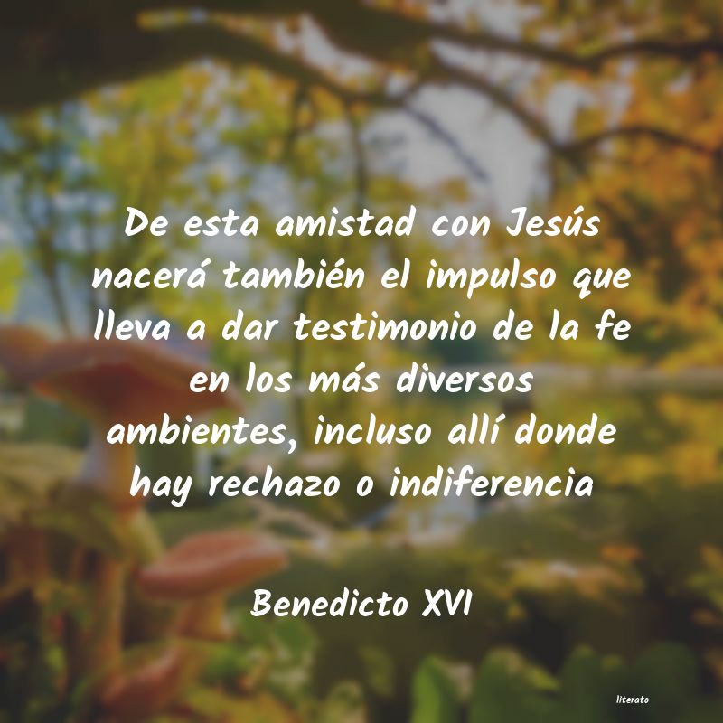 Frases de Benedicto XVI