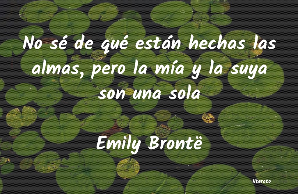 Frases de emily bronte - literato