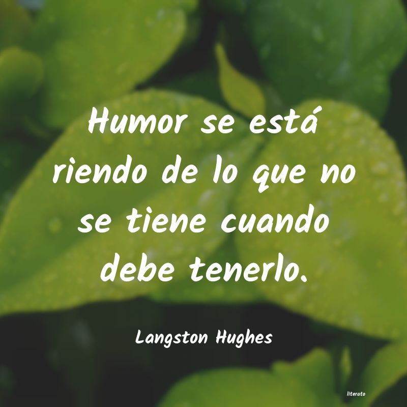 Frases de Langston Hughes