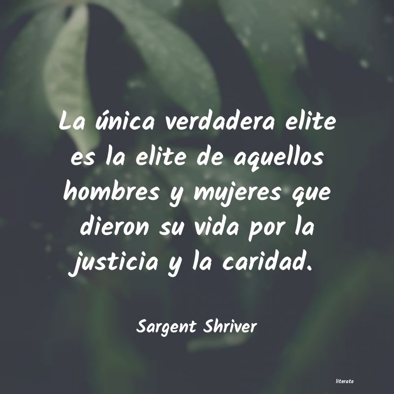 Frases de Sargent Shriver