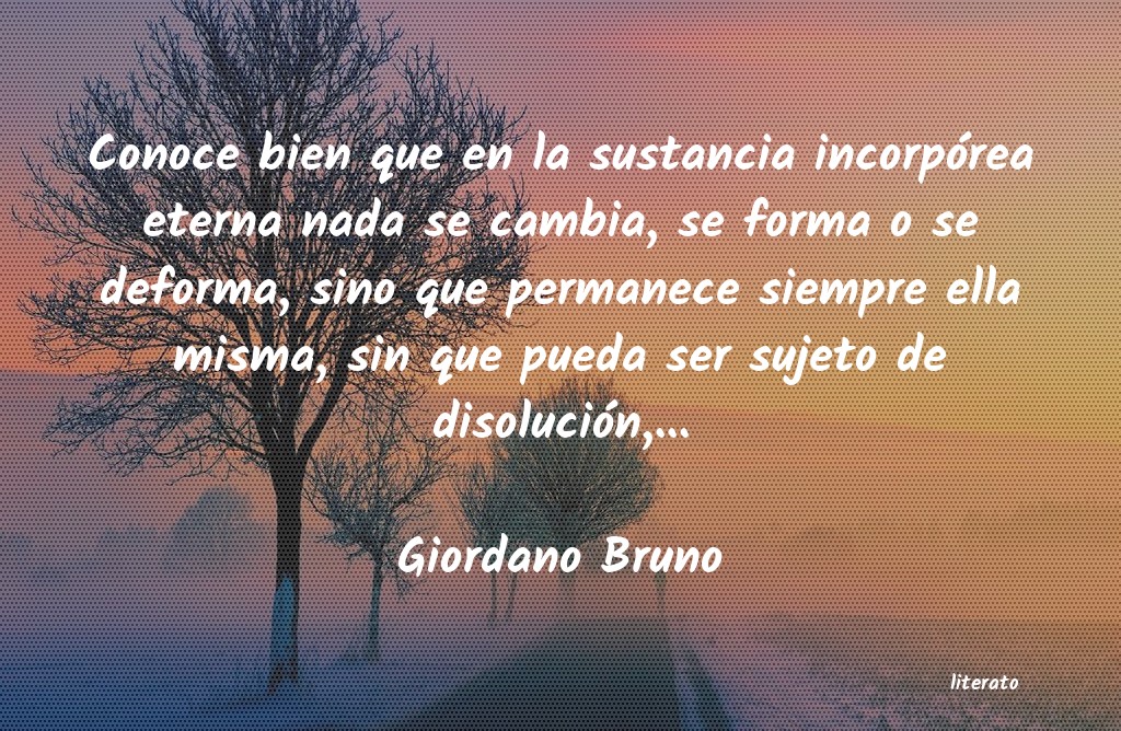 Frases de Giordano Bruno