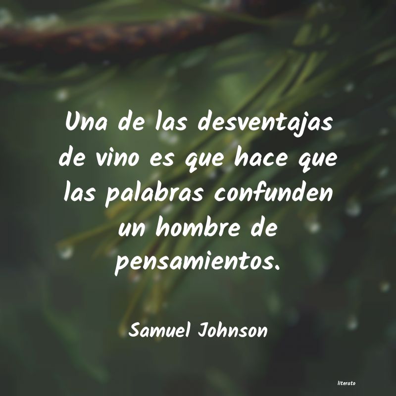 Frases de Samuel Johnson