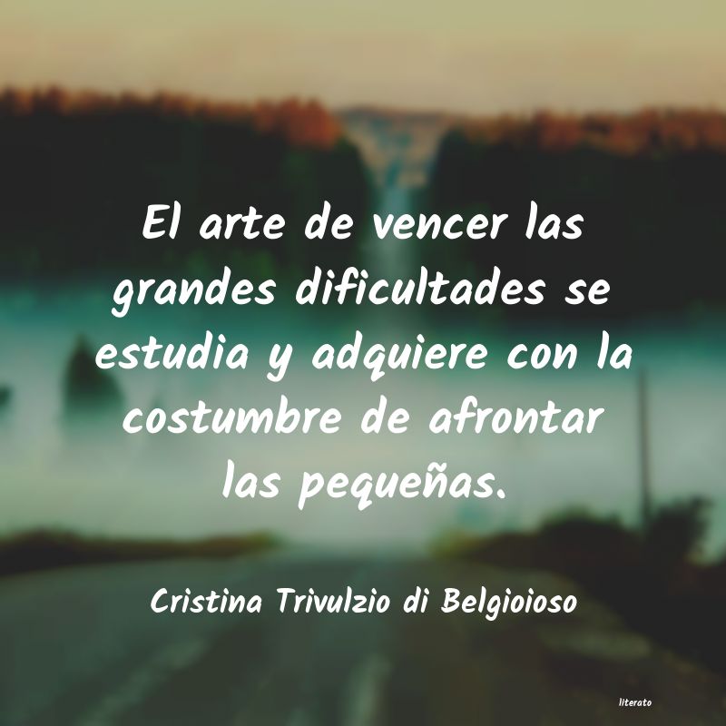 frases de Cristina Trivulzio di Belgioioso
