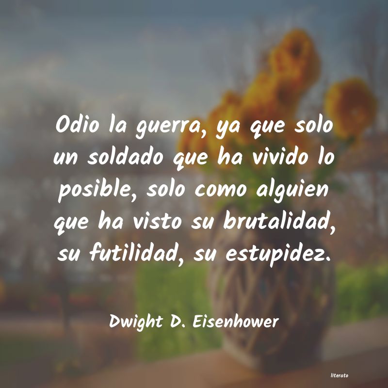 Frases de Dwight D. Eisenhower