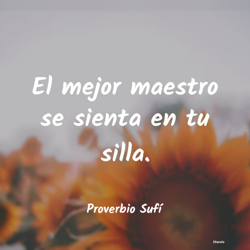 Frases de Proverbio Sufí