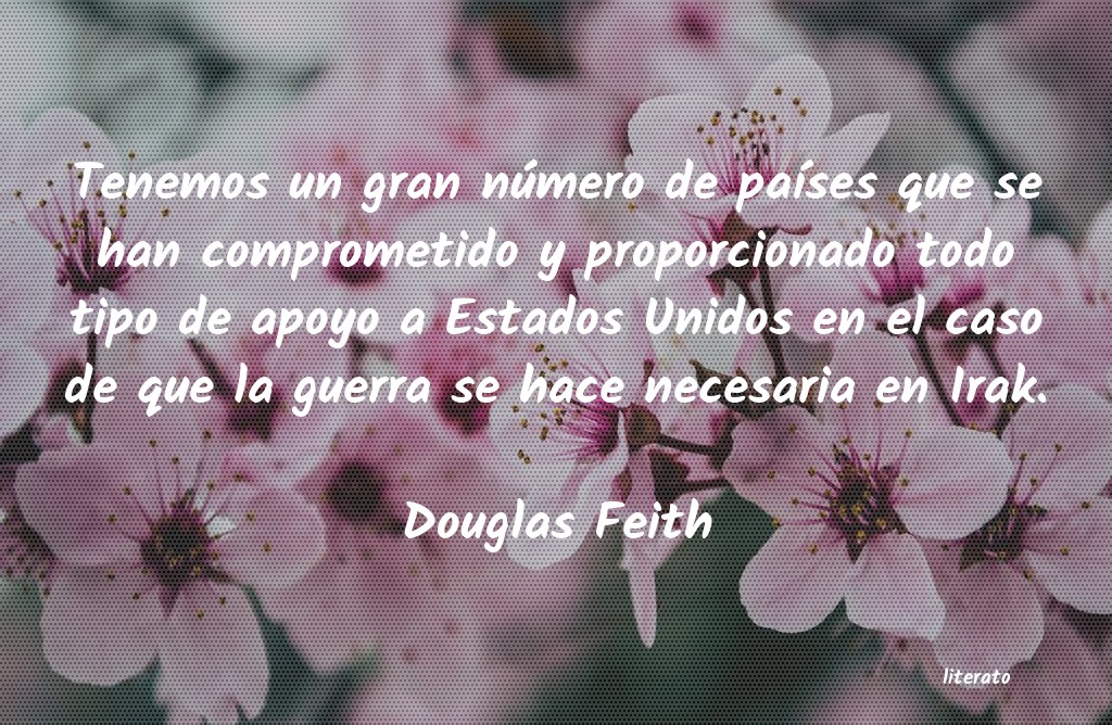 frases de Douglas Feith