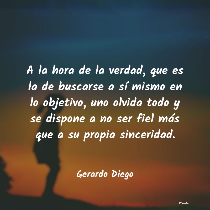 frases de Gerardo Diego