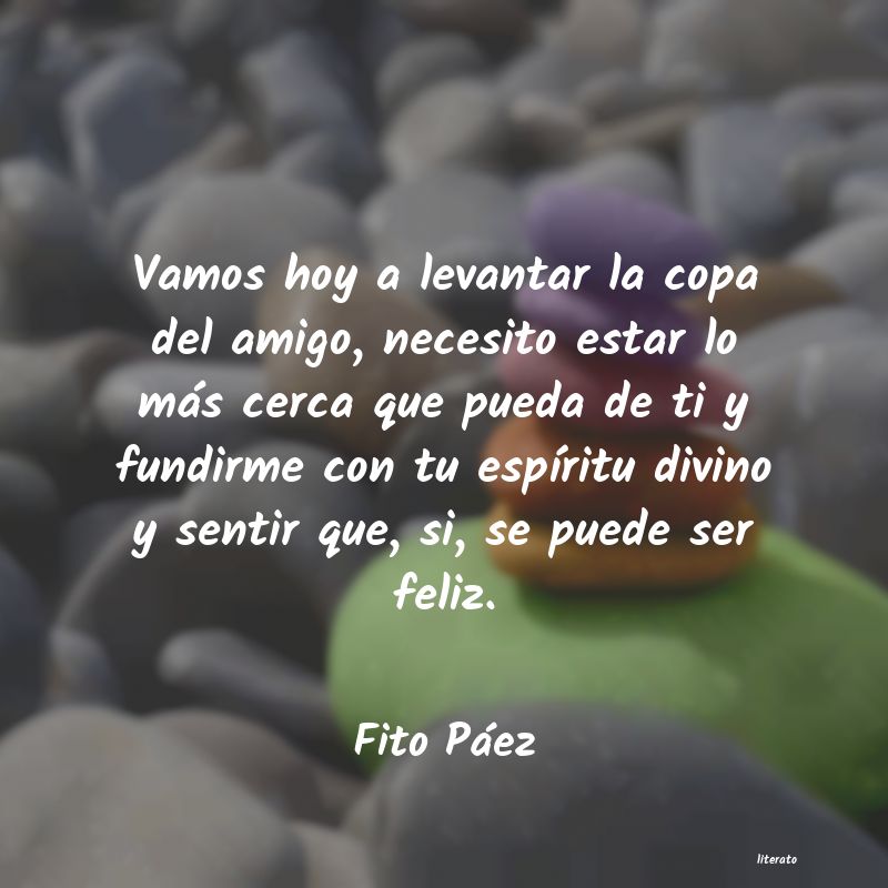 Frases de Fito Páez