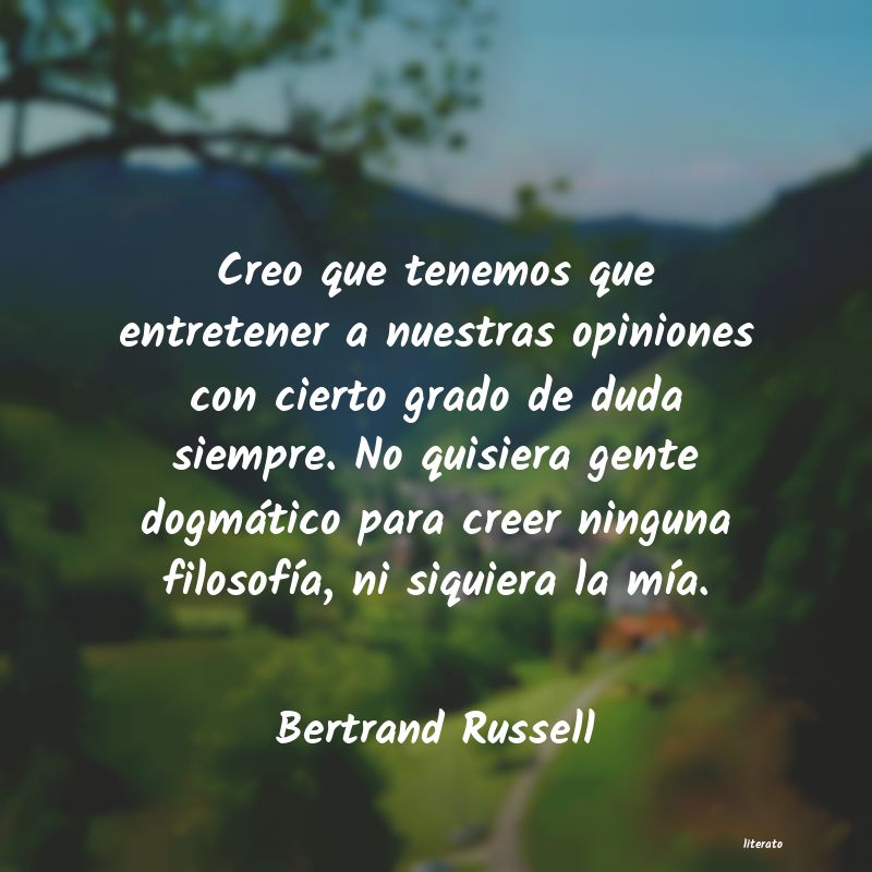 frases de Bertrand Russell