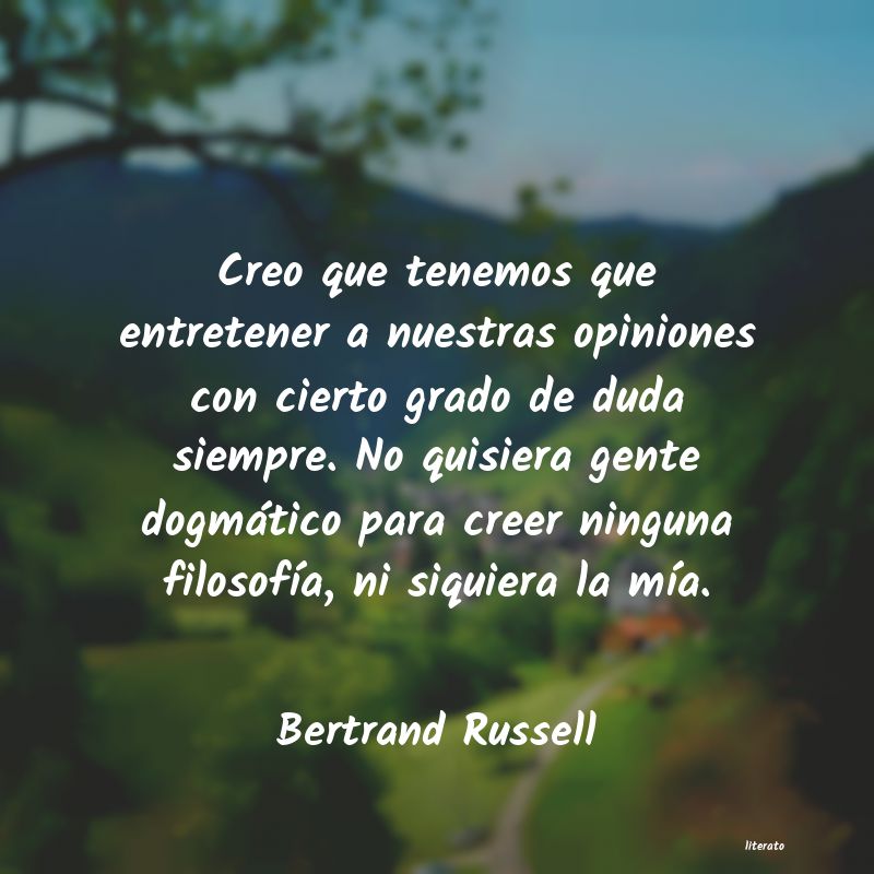 Frases de Bertrand Russell