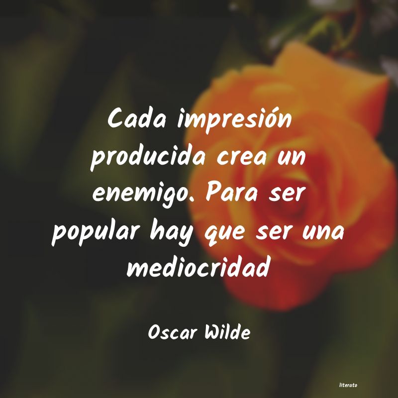 Frases de Oscar Wilde